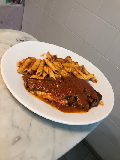 Escalope sauce tomate et pennes